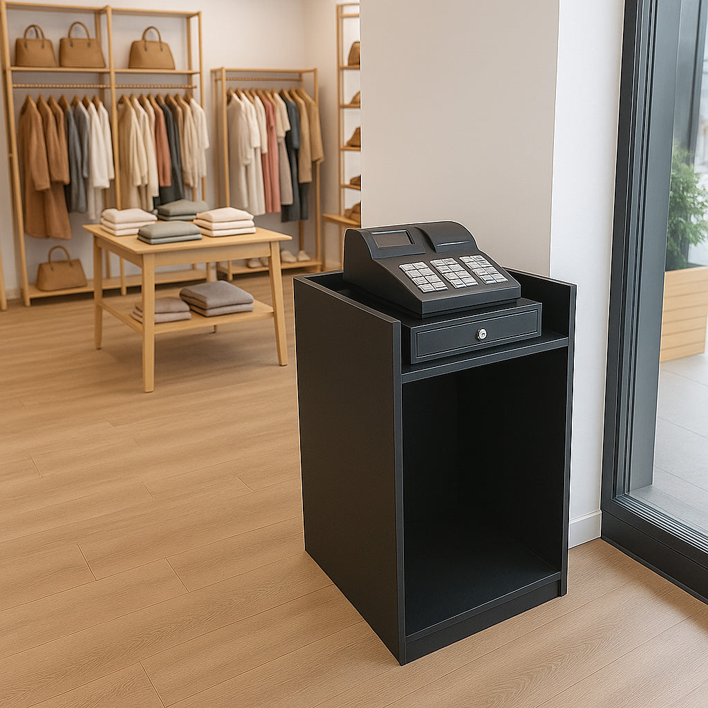 Shop Counter Till Block TB60 - Black - Used - Good