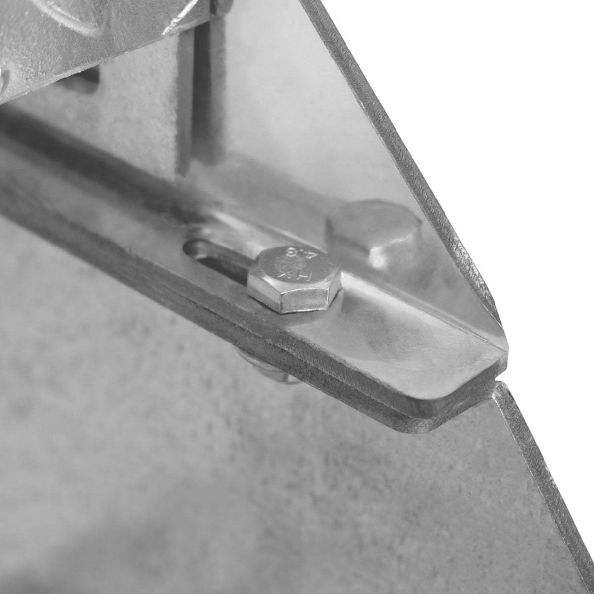Adjustable 5 Section Galvanised Staircase - 600mm Wide - Like New