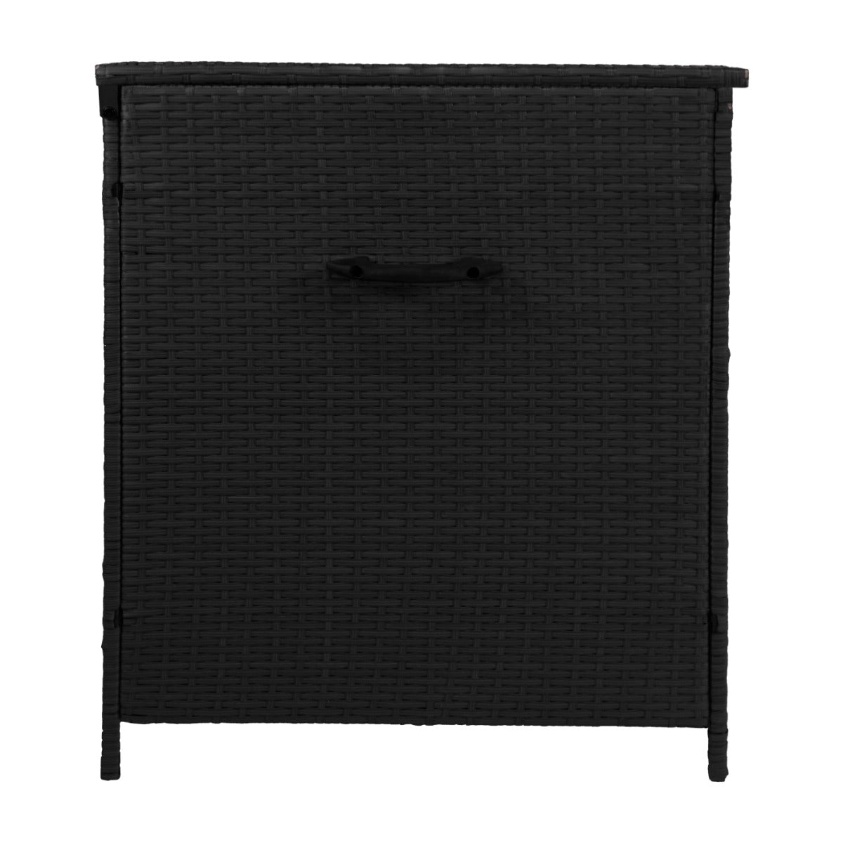 Rattan Cushion Storage Box - Black - Used - Acceptable