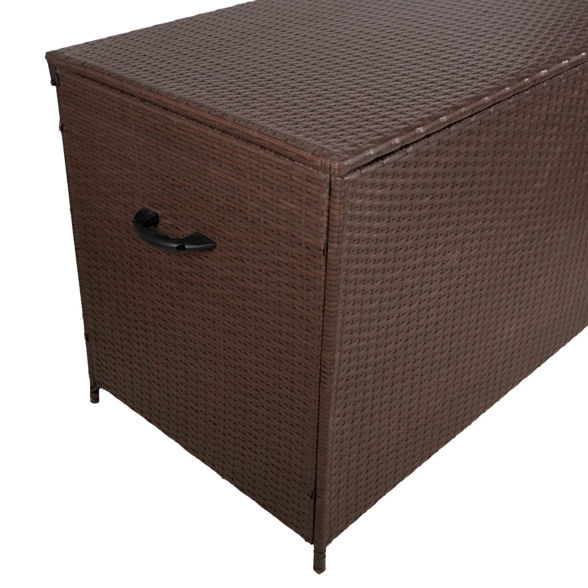Rattan Cushion Storage Box - Brown - Used - Good