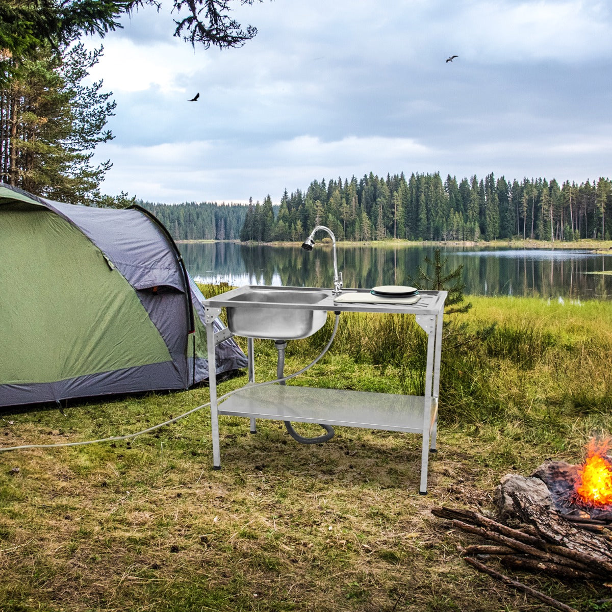 Folding Camping Sink - Used - Acceptable