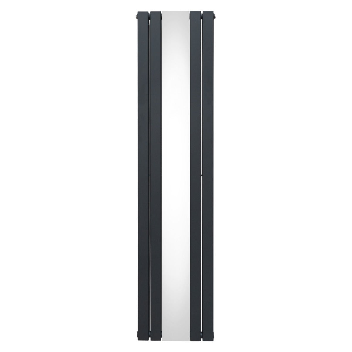 Flat Mirror Radiator - 1800mm x 425mm - Anthracite Grey - Used - Good