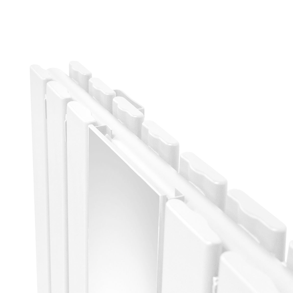 Flat Mirror Radiator - 1800mm x 565mm - White - Used - Acceptable