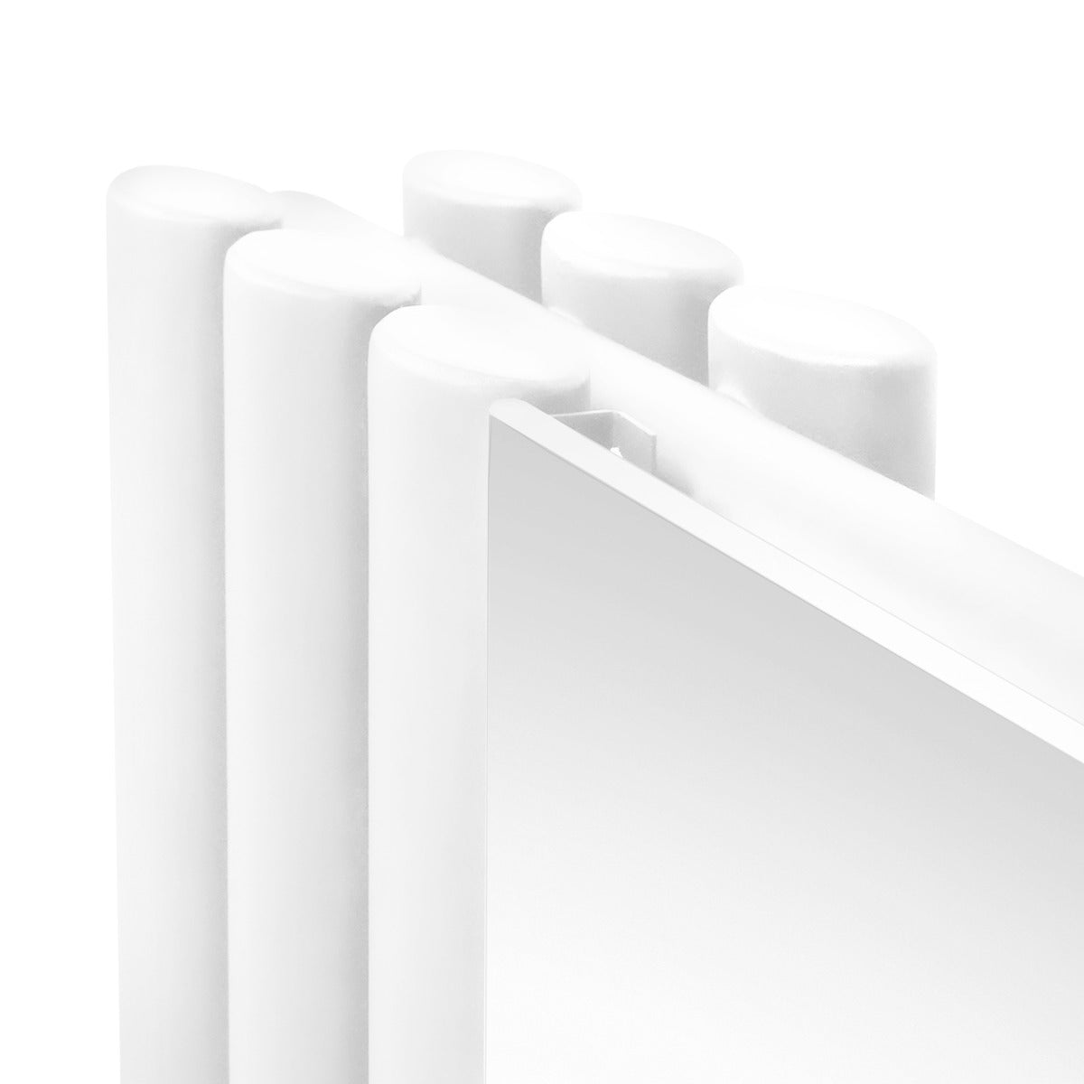 Oval Mirror Radiator - 1800mm x 380mm - White - Used - Very Good