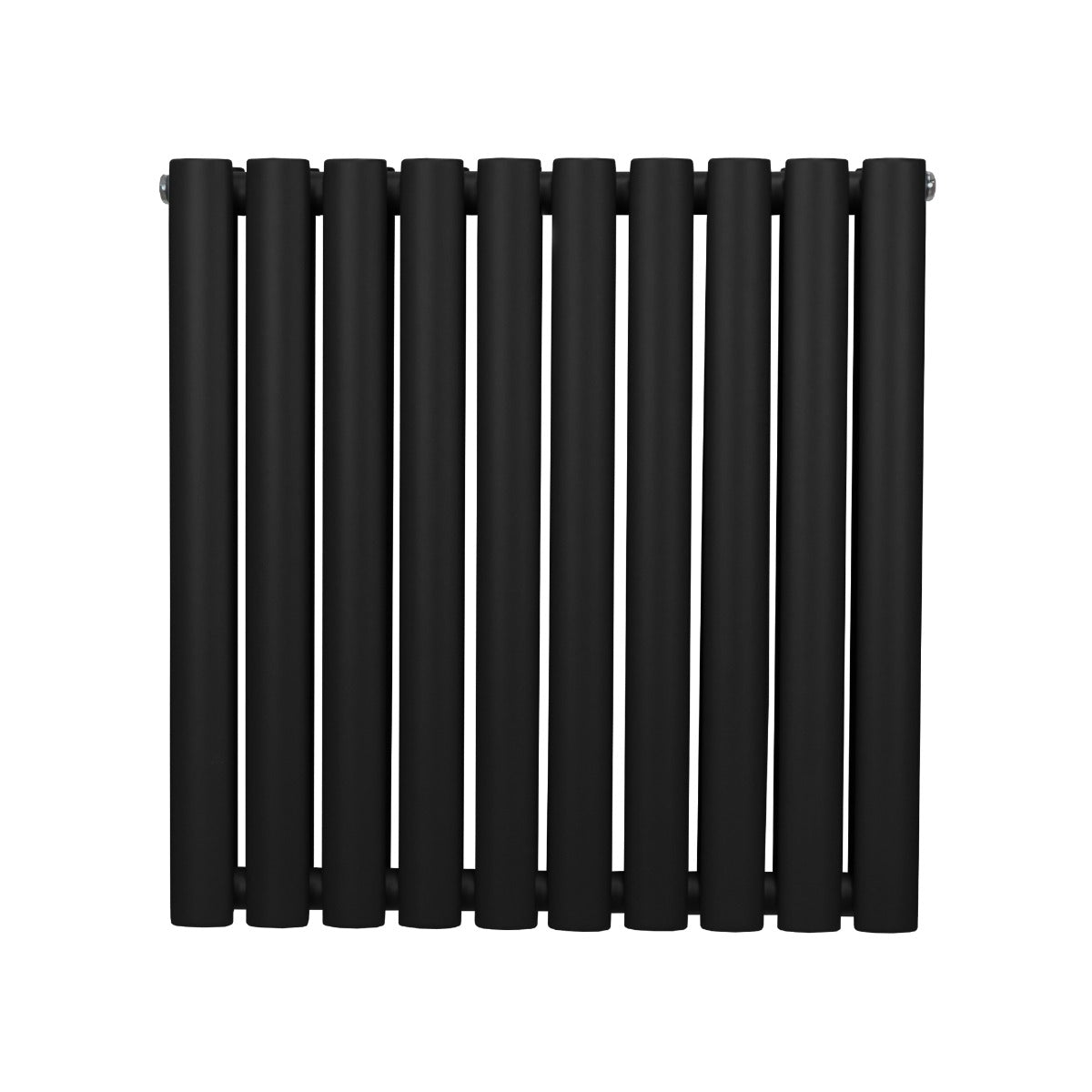 Oval Column Radiator – 600mm x 600mm - Black - Used - Acceptable
