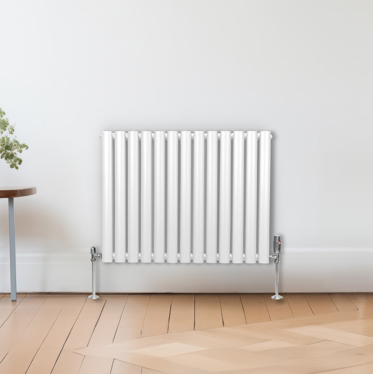 Oval Column Radiator – 600mm x 780mm – White - Used - Good