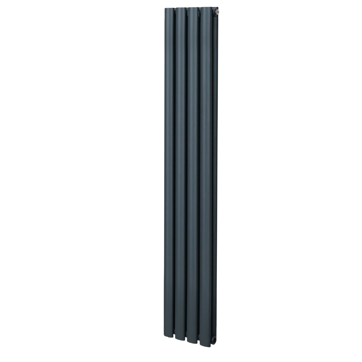 Oval Column Radiator – 1600mm x 240mm – Anthracite Grey - Used - Acceptable