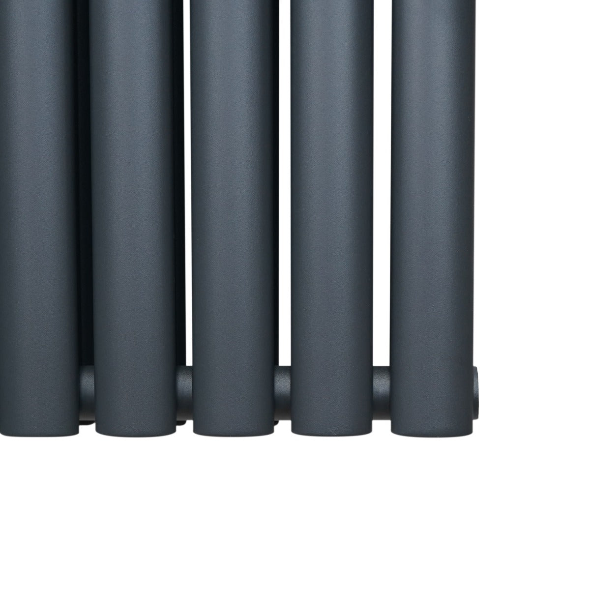 Oval Column Radiator – 1800mm x 240mm – Anthracite Grey - Used - Acceptable