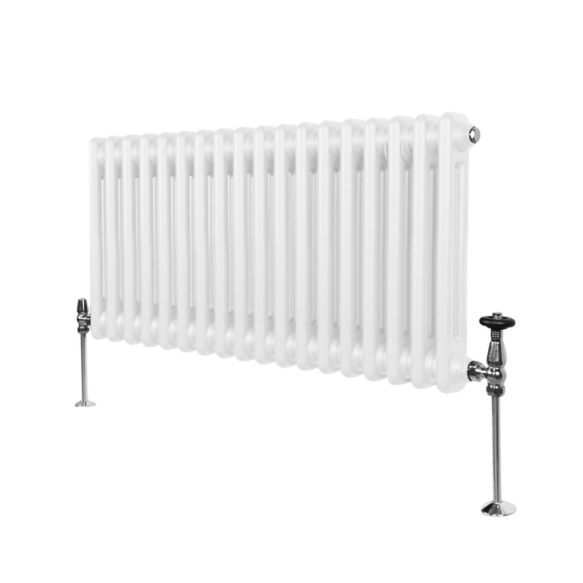 Traditional 2 Column Radiator - 300 x 832mm - White - Used - Good