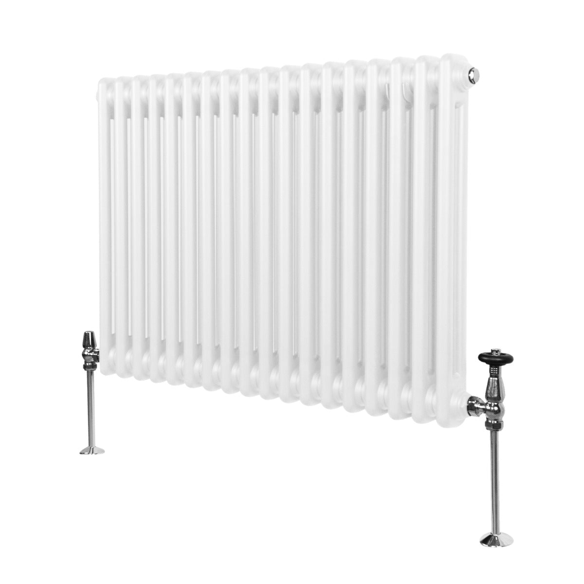 Traditional 2 Column Radiator - 600 x 832mm - White - Used - Good