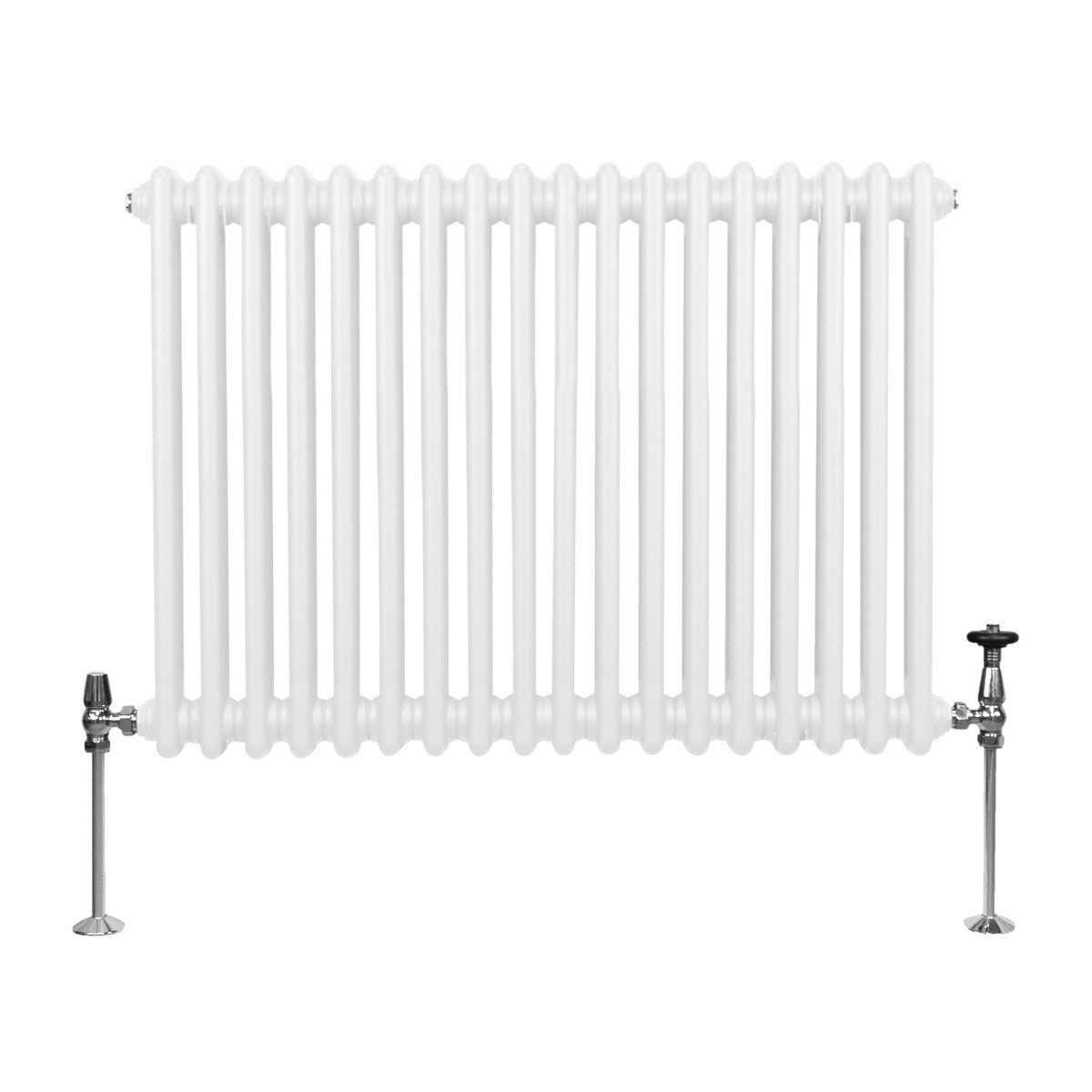 Traditional 2 Column Radiator - 600 x 832mm - White - Used - Good