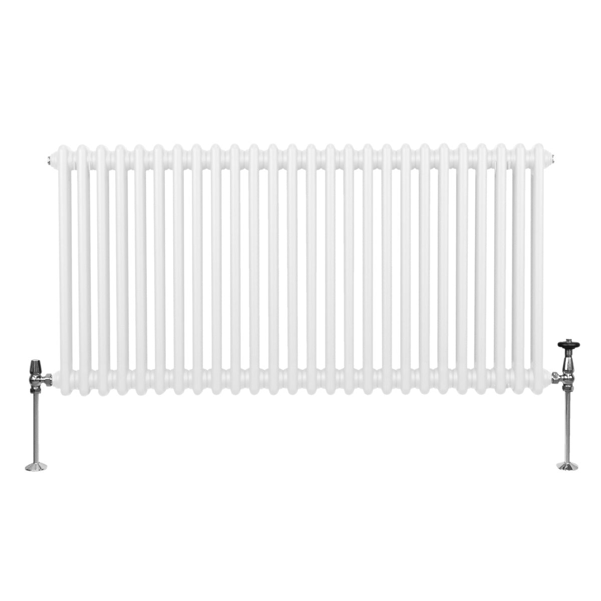 Traditional 2 Column Radiator - 600 x 1192mm - White - Used - Very Good