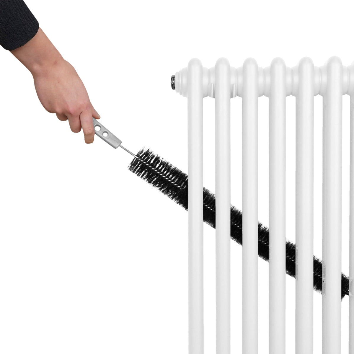 Traditional 2 Column Radiator - 600 x 1192mm - White - Used - Very Good