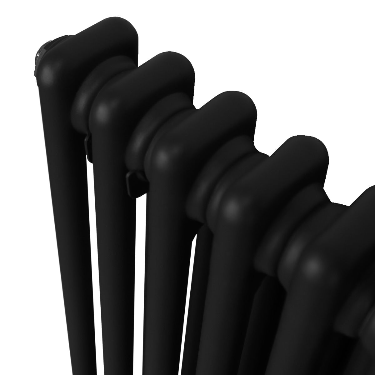 Traditional 2 Column Radiator - 600 x 1192mm - Black - Used - Very Good