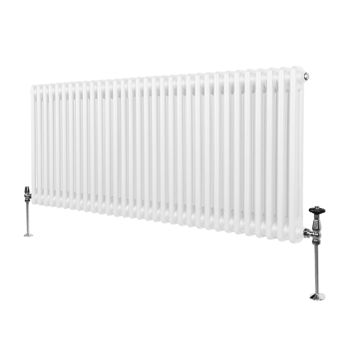 Traditional 2 Column Radiator - 600 x 1462mm - White - Used - Good