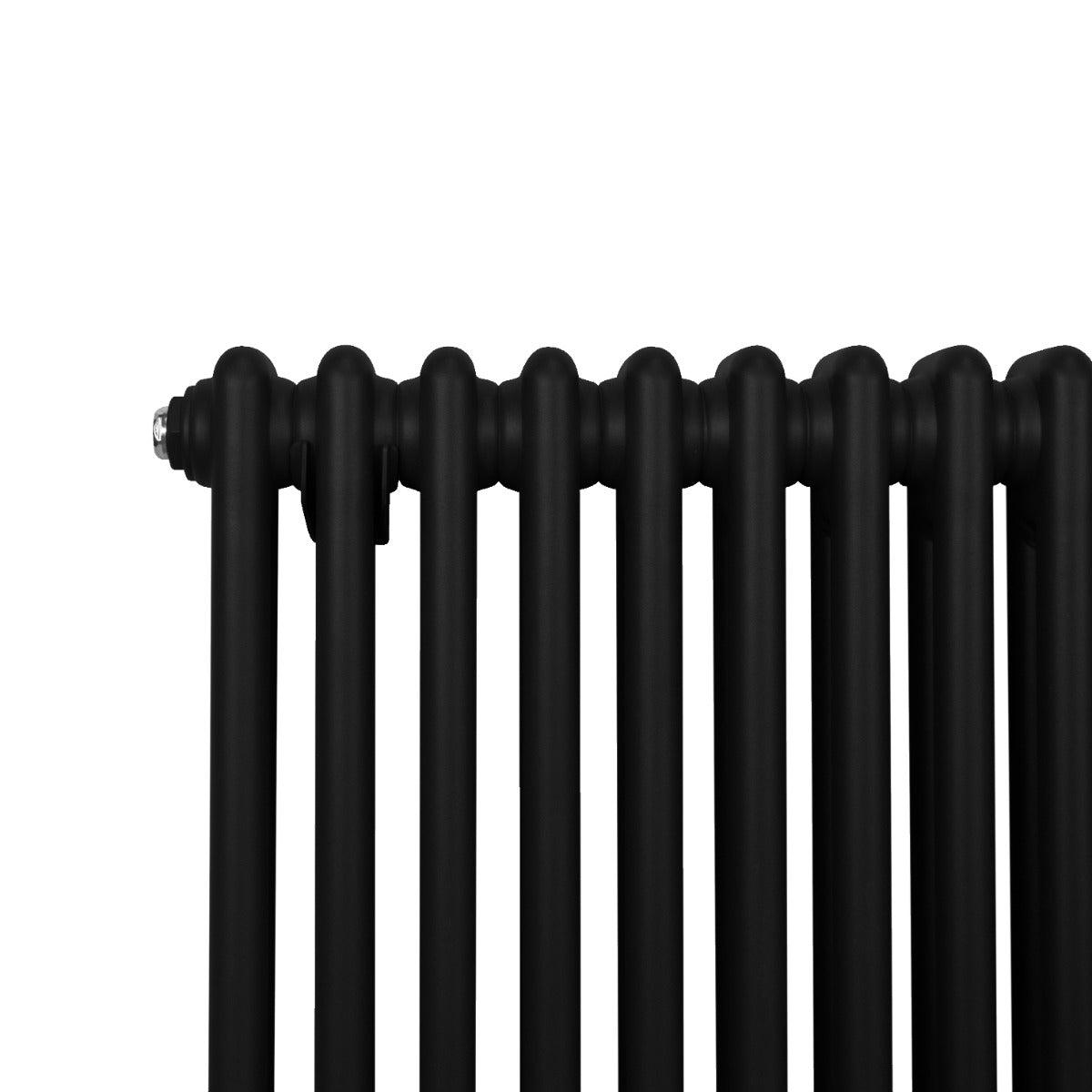 Traditional 2 Column Radiator - 600 x 1462mm - Black - Used - Good