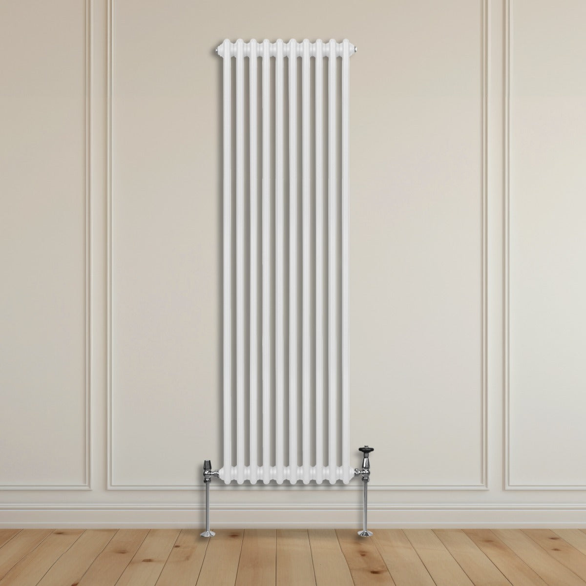 Traditional 2 Column Radiator - 1800 x 472mm - White - Used - Very Good