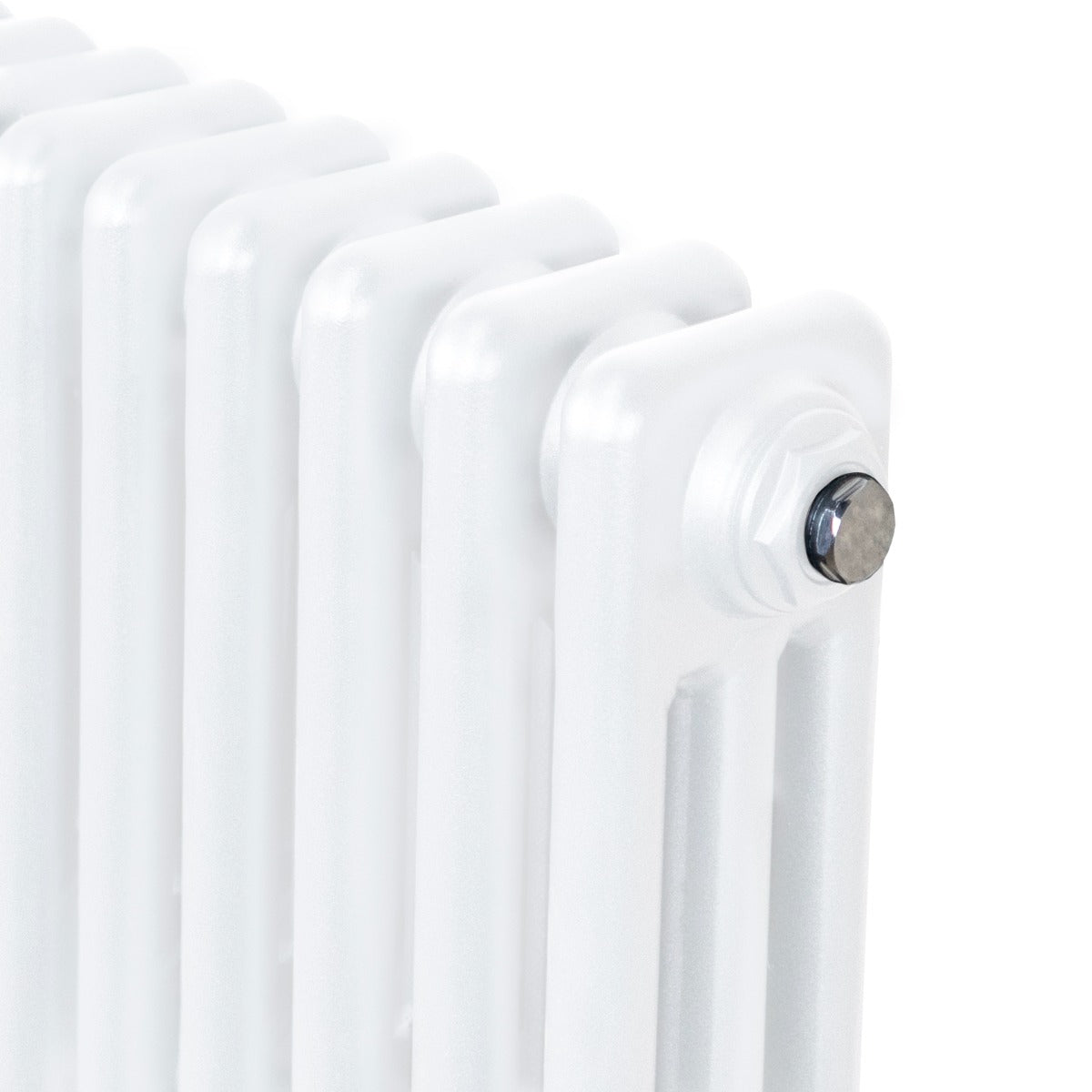 Traditional 3 Column Radiator - 300 x 832mm - White - Used - Acceptable
