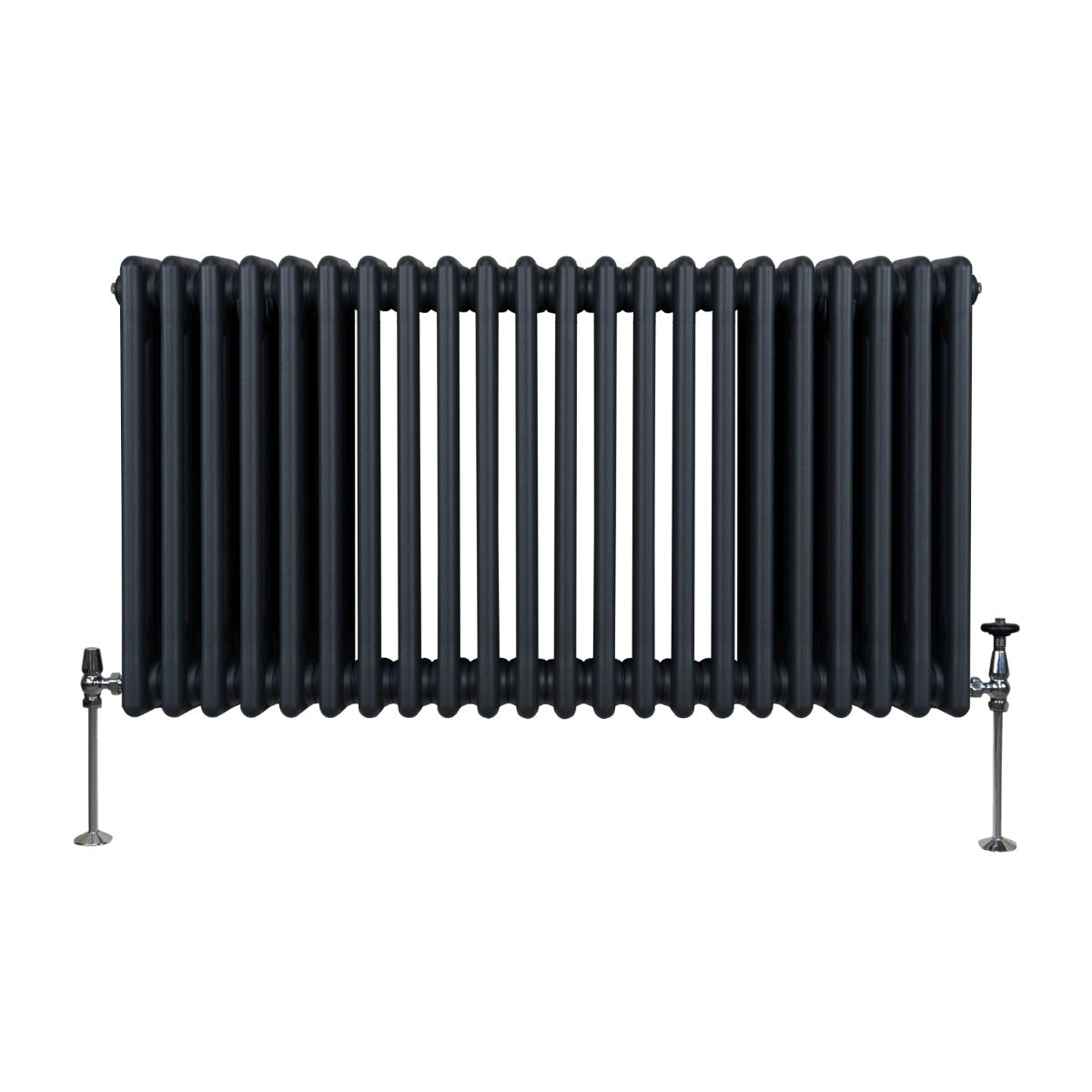 Traditional 3 Column Radiator - 600 x 1012mm - Anthracite Grey - Used - Very Good