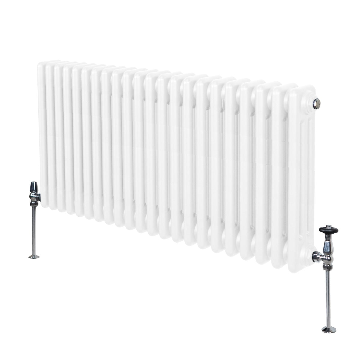 Traditional 3 Column Radiator - 600 x 1012mm - White - Used - Good