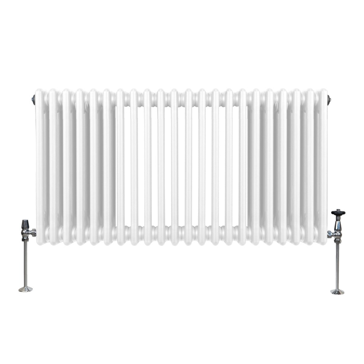 Traditional 3 Column Radiator - 600 x 1012mm - White - Like New