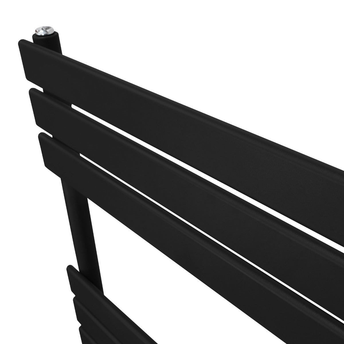Flat Panel Towel Radiator – 1200mm x 450mm – Black - Used - Very Good