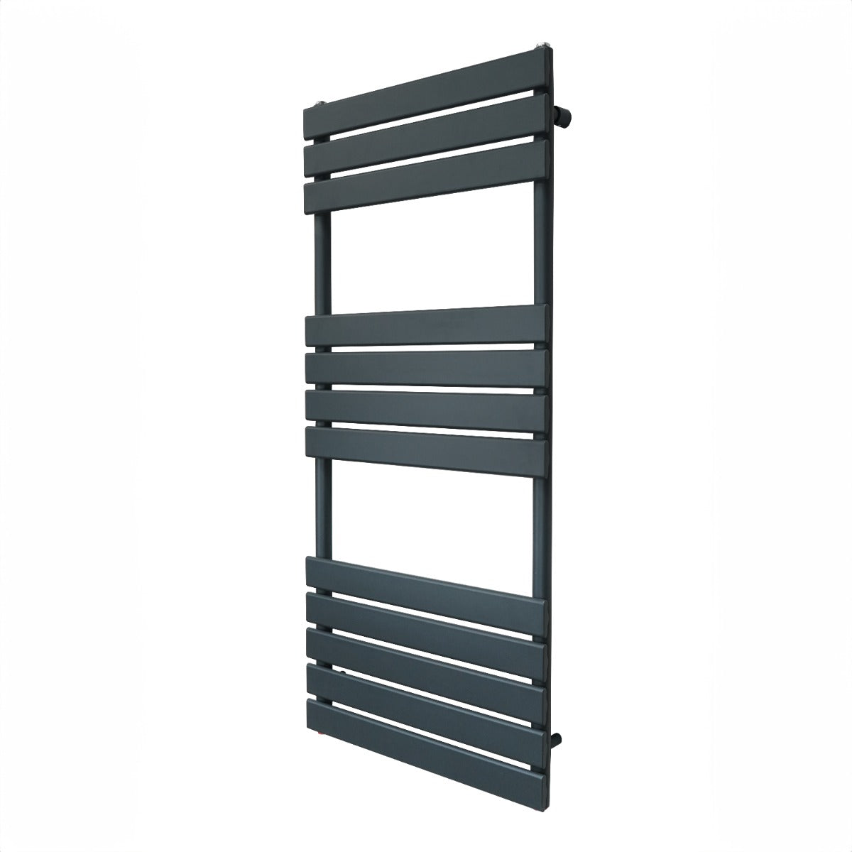 Flat Panel Towel Radiator – 1200mm x 500mm – Anthracite Grey - Like New