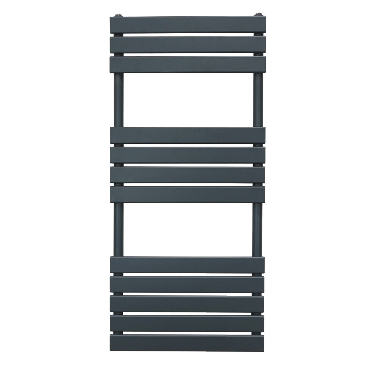 Flat Panel Towel Radiator – 1200mm x 500mm – Anthracite Grey - Like New
