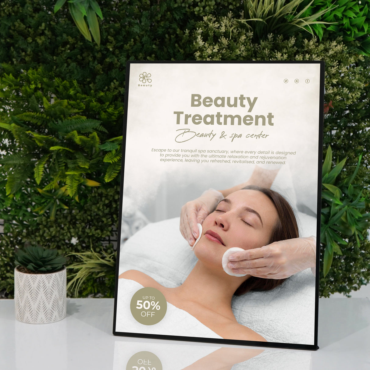 LED Advertising Poster Light Box - A2 - Used - Good