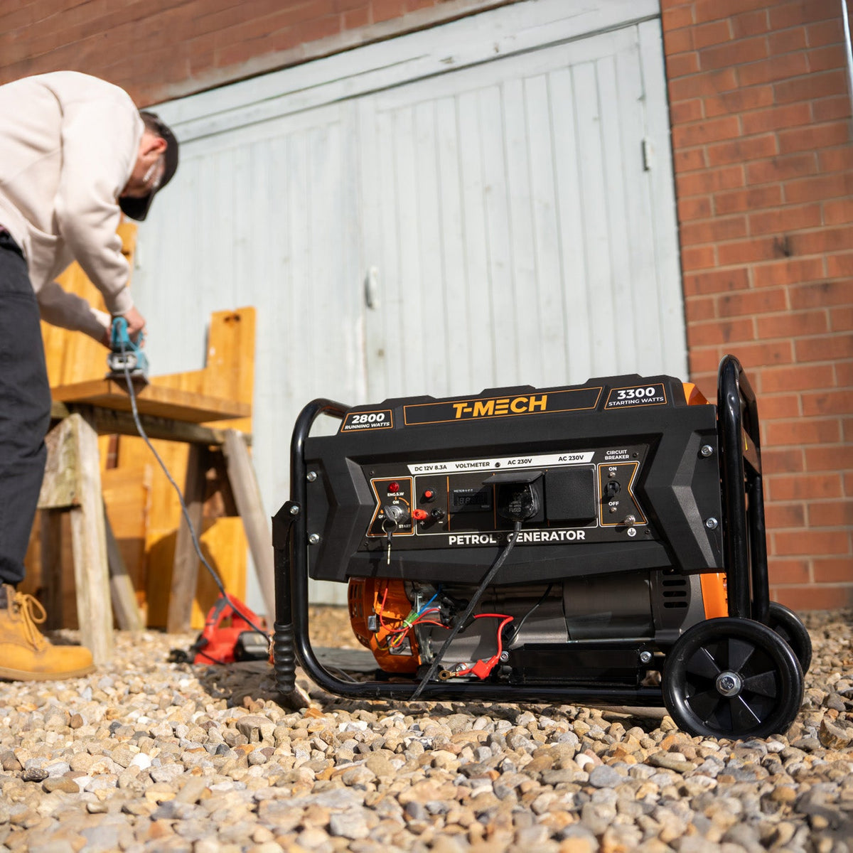 T-Mech Portable Petrol Generator - Like New