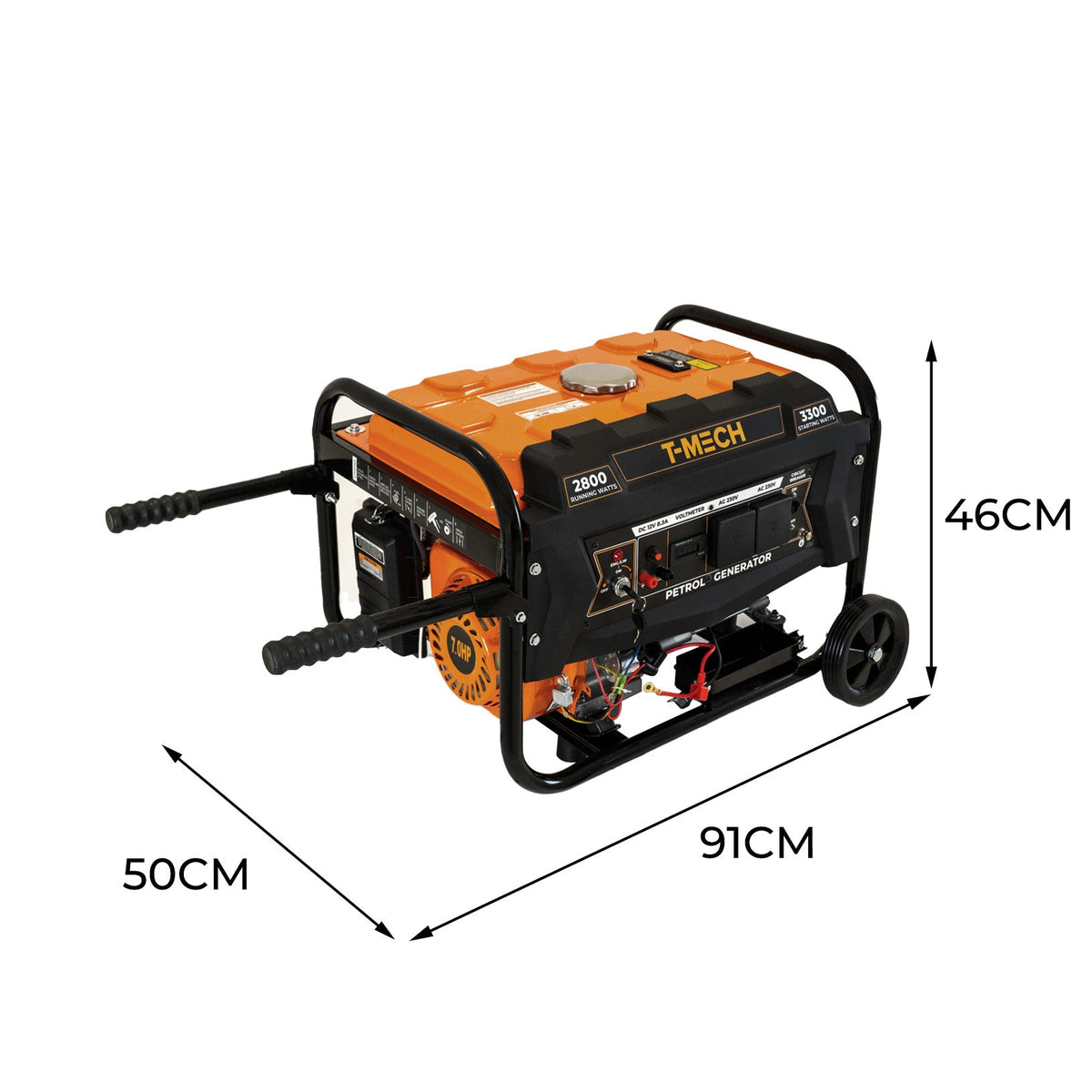 T-Mech Portable Petrol Generator - Like New