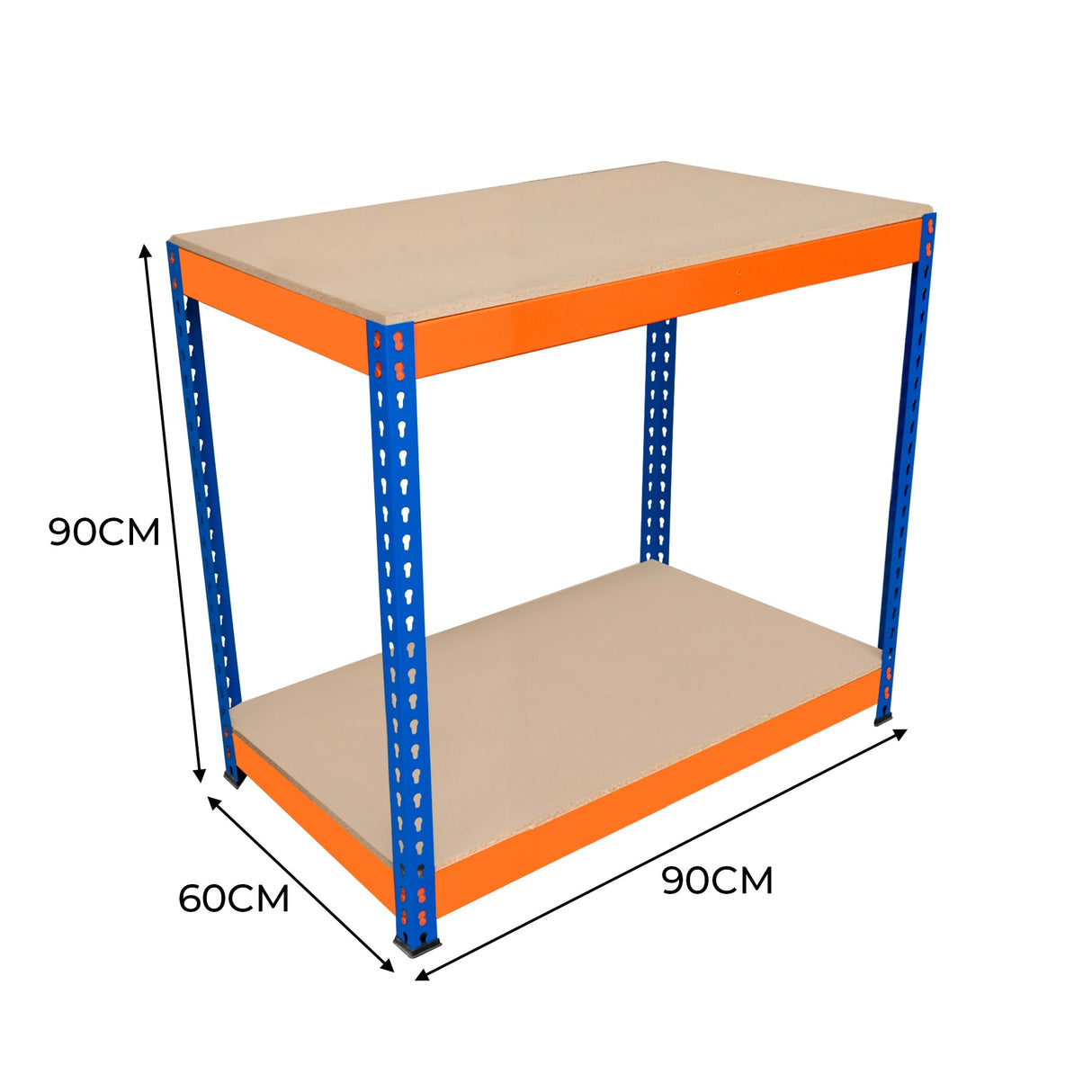S-Rax 2 Tier Workbench - 90cm x 60cm x 90cm - Like New