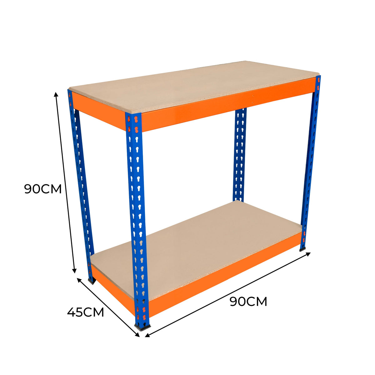 S-Rax 2 Tier Workbench - 90cm x 45cm x 90cm - Like New