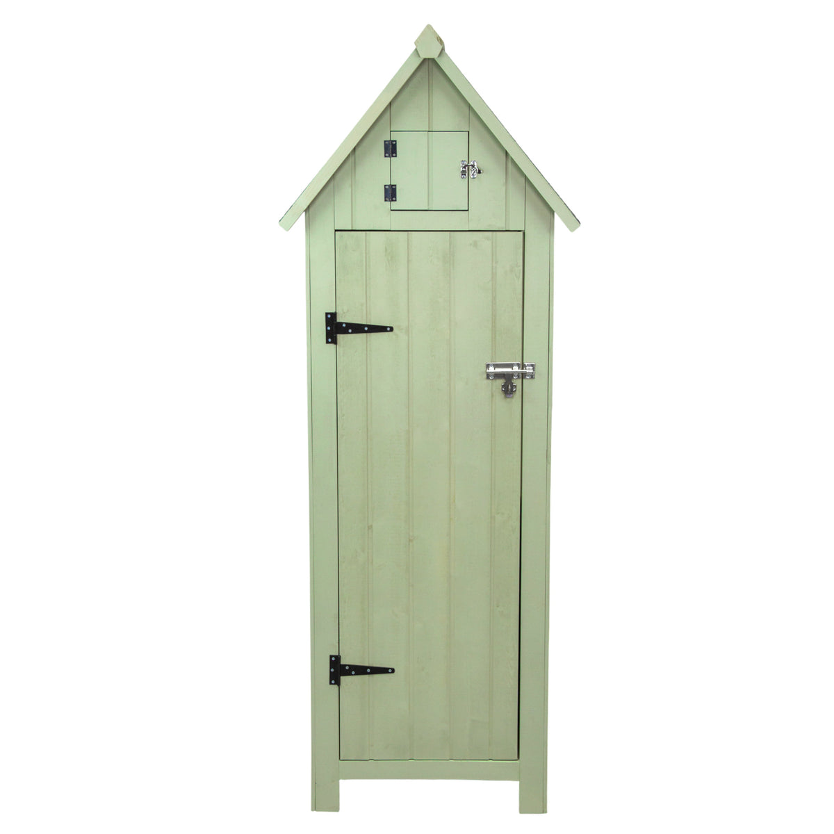 Wooden Garden Shed - Green - Used - Acceptable