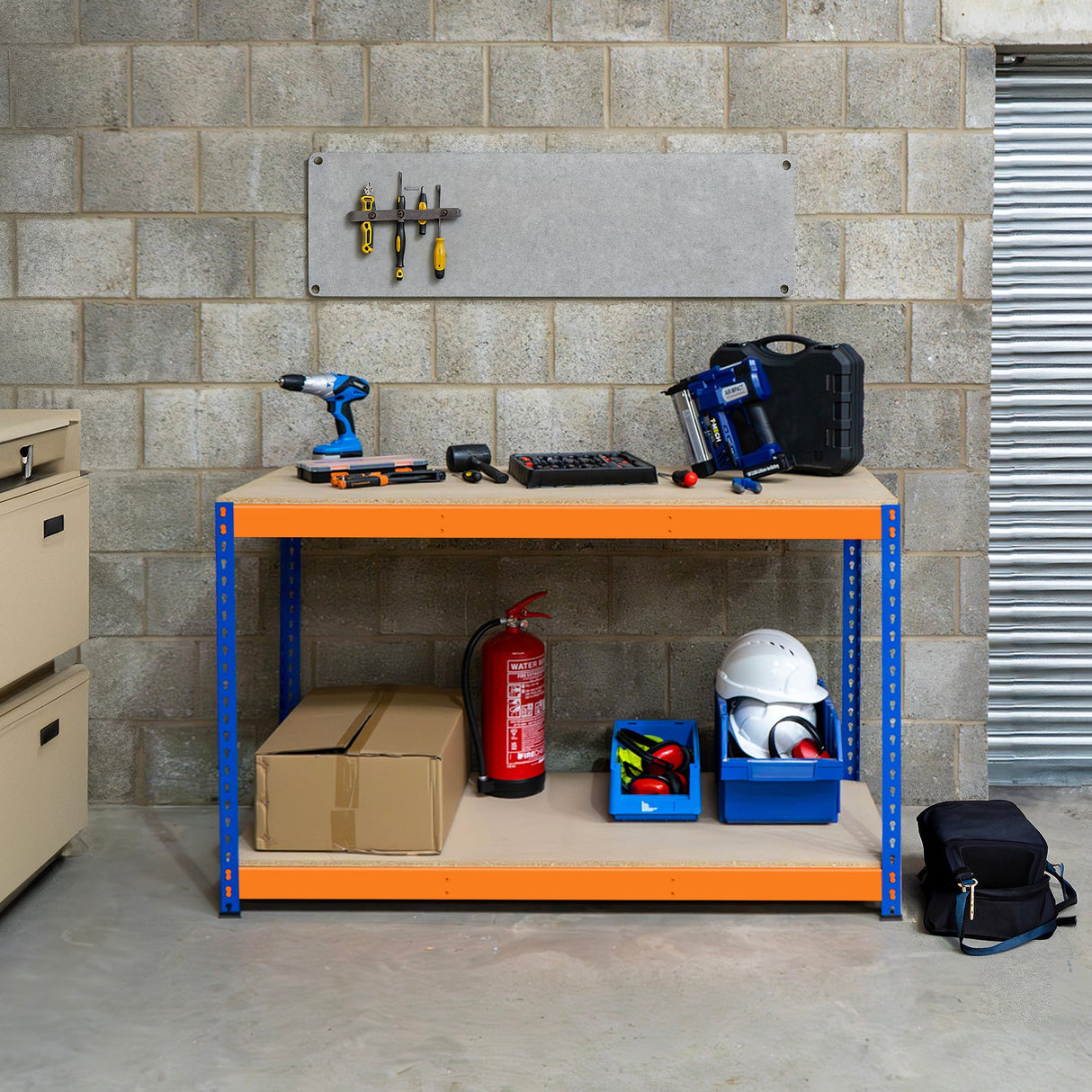 S-Rax 2 Tier Workbench - 180cm x 45cm x 90cm - Used - Acceptable
