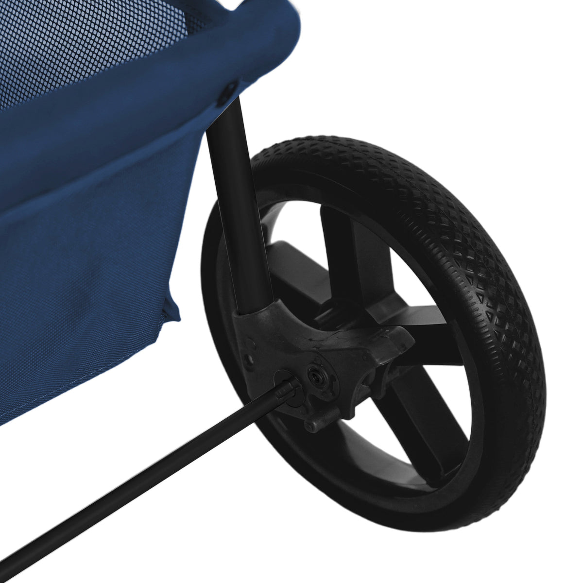Pet Stroller with Rain Cover – Navy Blue - Used - Very Good