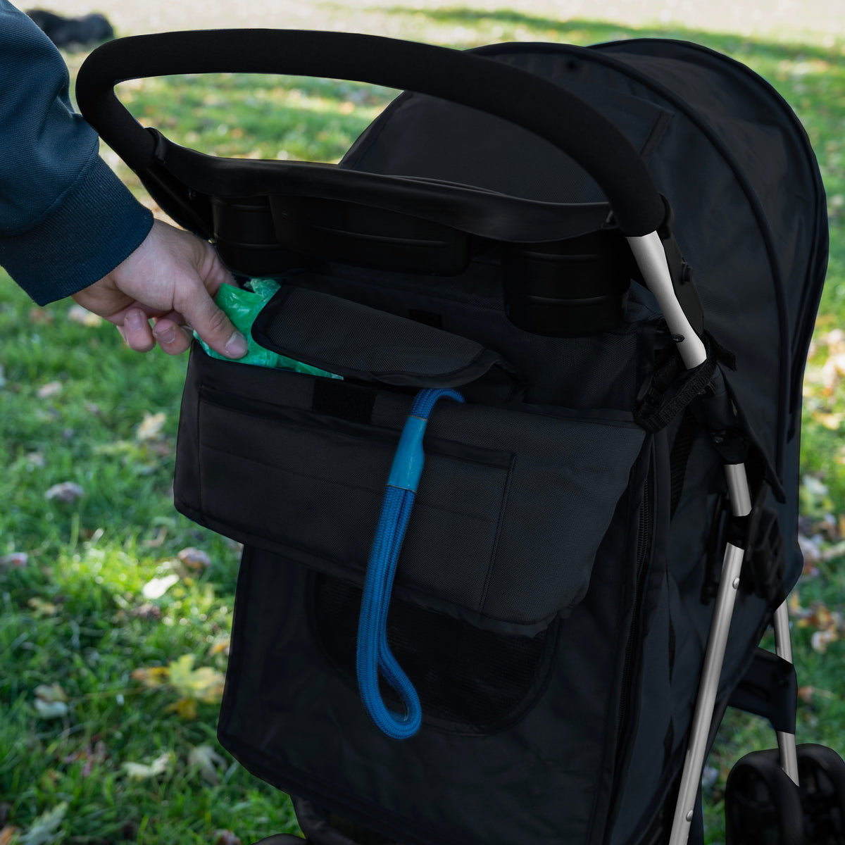 Pet Stroller Caddy Bag - Black - Used - Good
