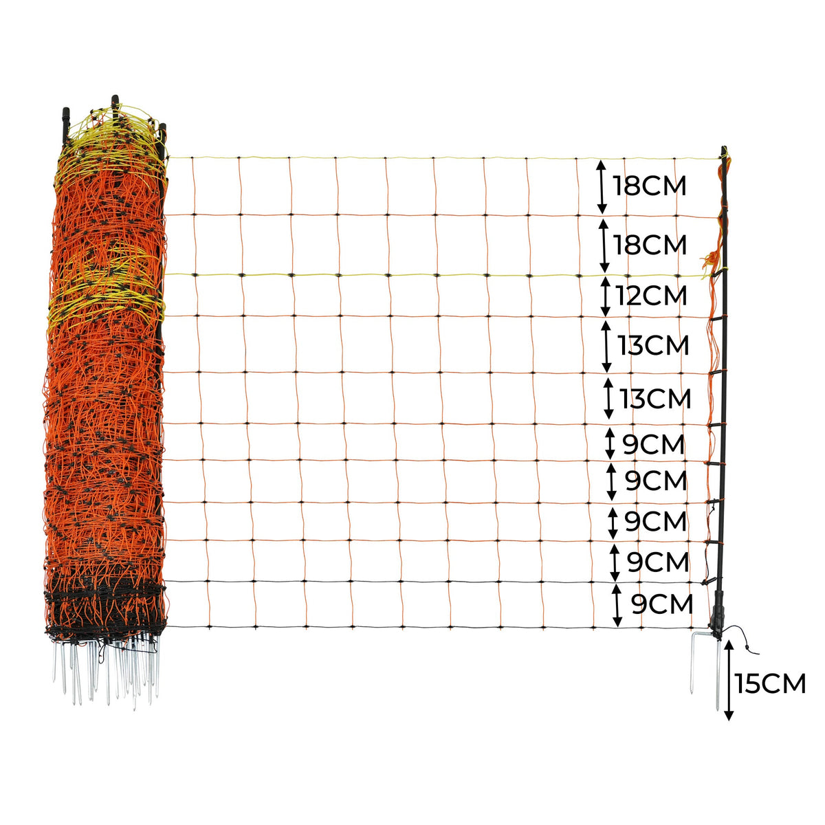 Electric Fence Energiser & Poultry Netting - 50m - Used - Good