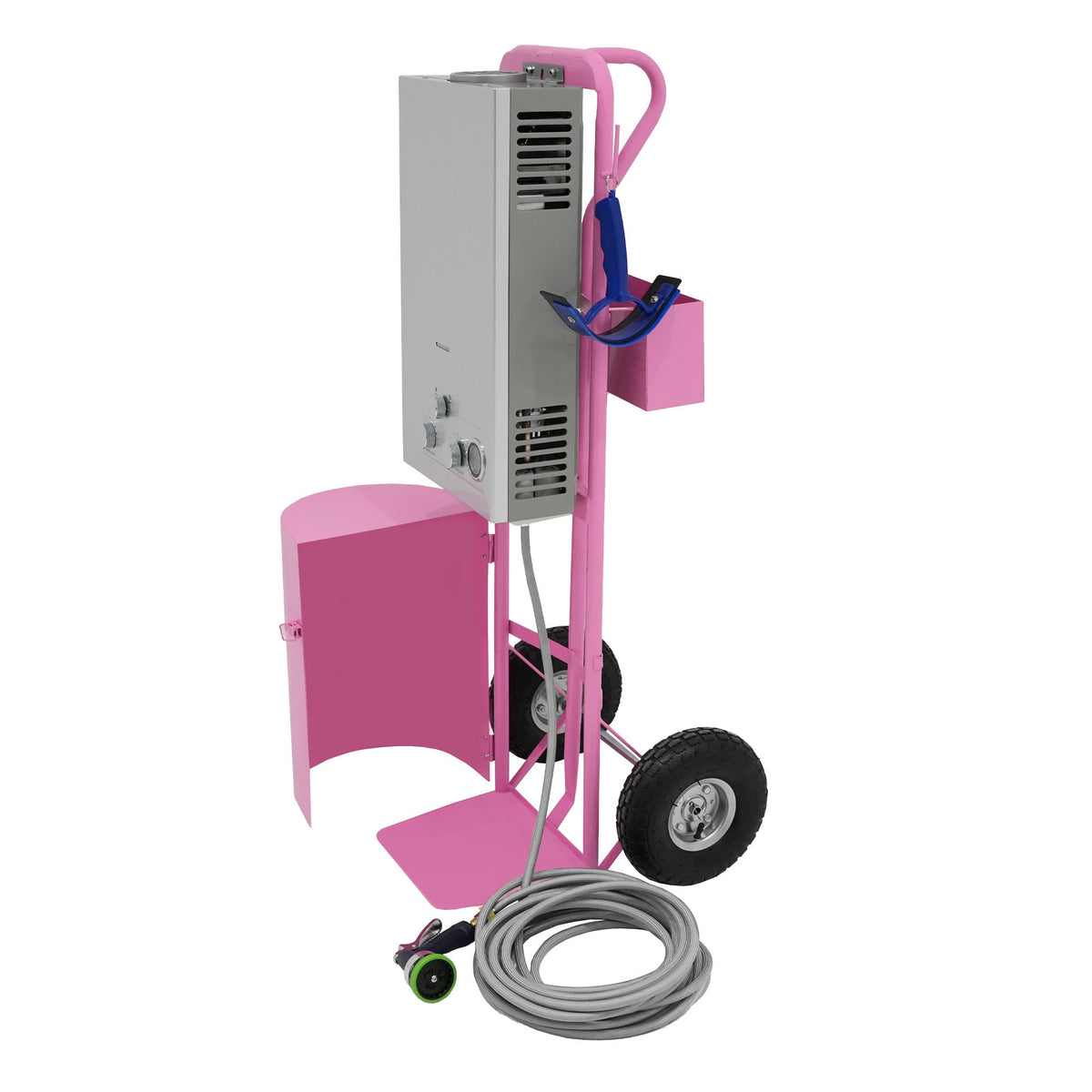 Deluxe Portable Horse Shower - Pink - Used - Good