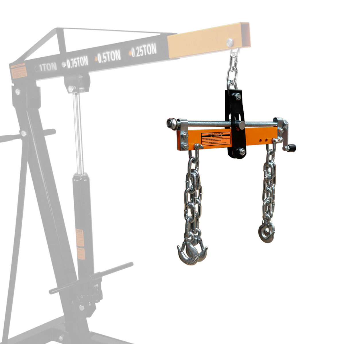 Engine Crane 1 Tonne & Load Leveller - Like New