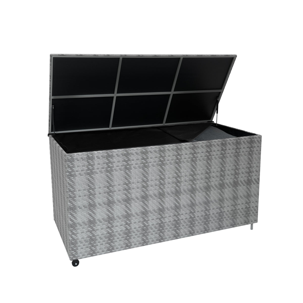 Rattan Storage Box 700L - Grey - Like New