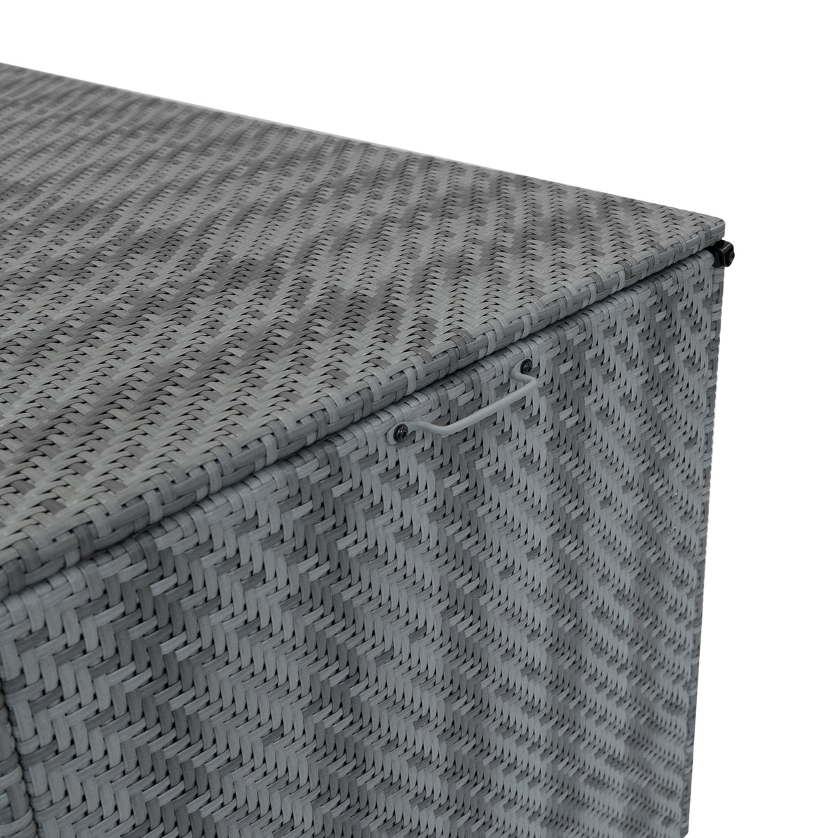 Rattan Storage Box 700L - Grey - Used - Good