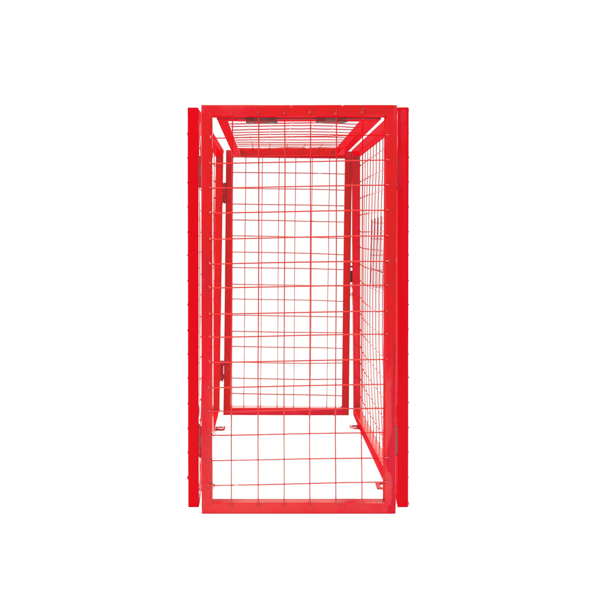 Red Gas Bottle Collapsible Mesh Cage - 92cm x 110cm x 50cm - Used - Acceptable