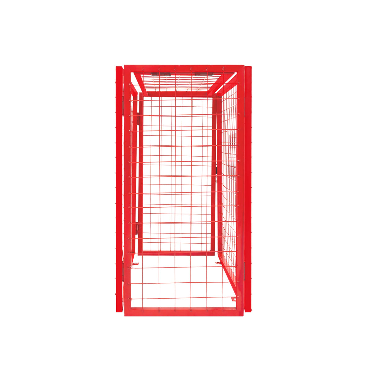 Red Gas Bottle Collapsible Mesh Cage - 92cm x 110cm x 50cm - Used - Very Good