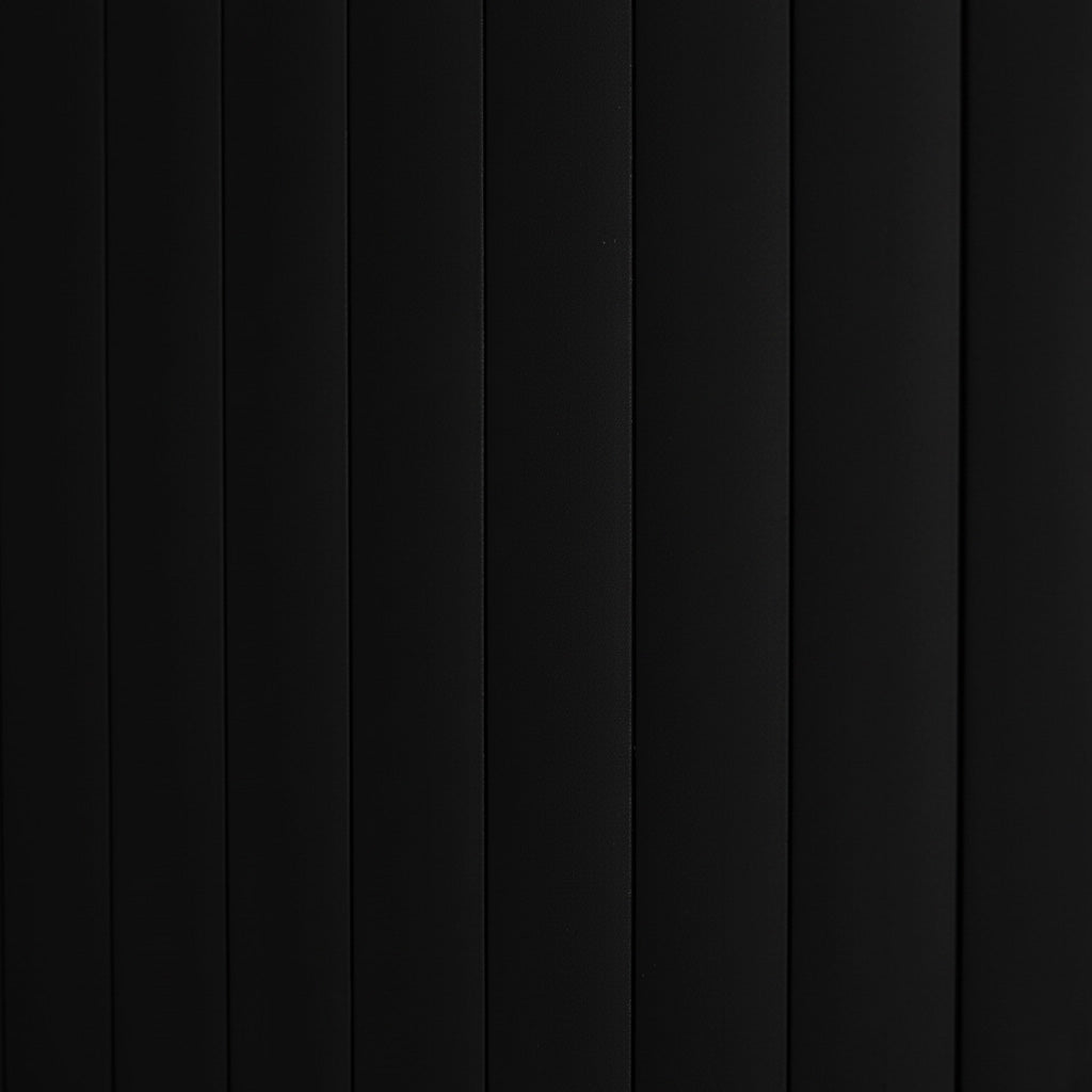 Tambour Shower Door – Black - Used - Acceptable