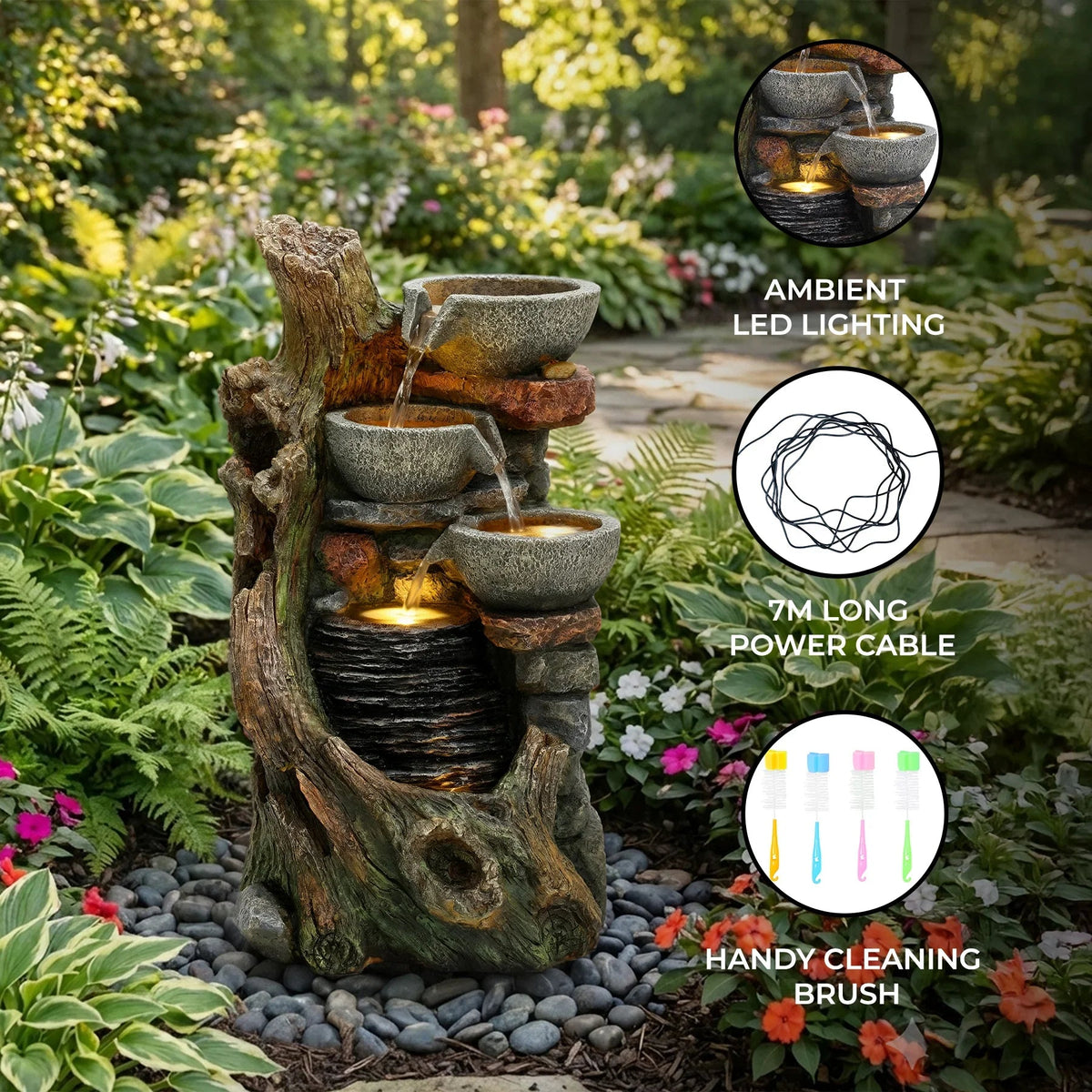 Electric Water Feature - Rustic Brook - Used - Very Good
