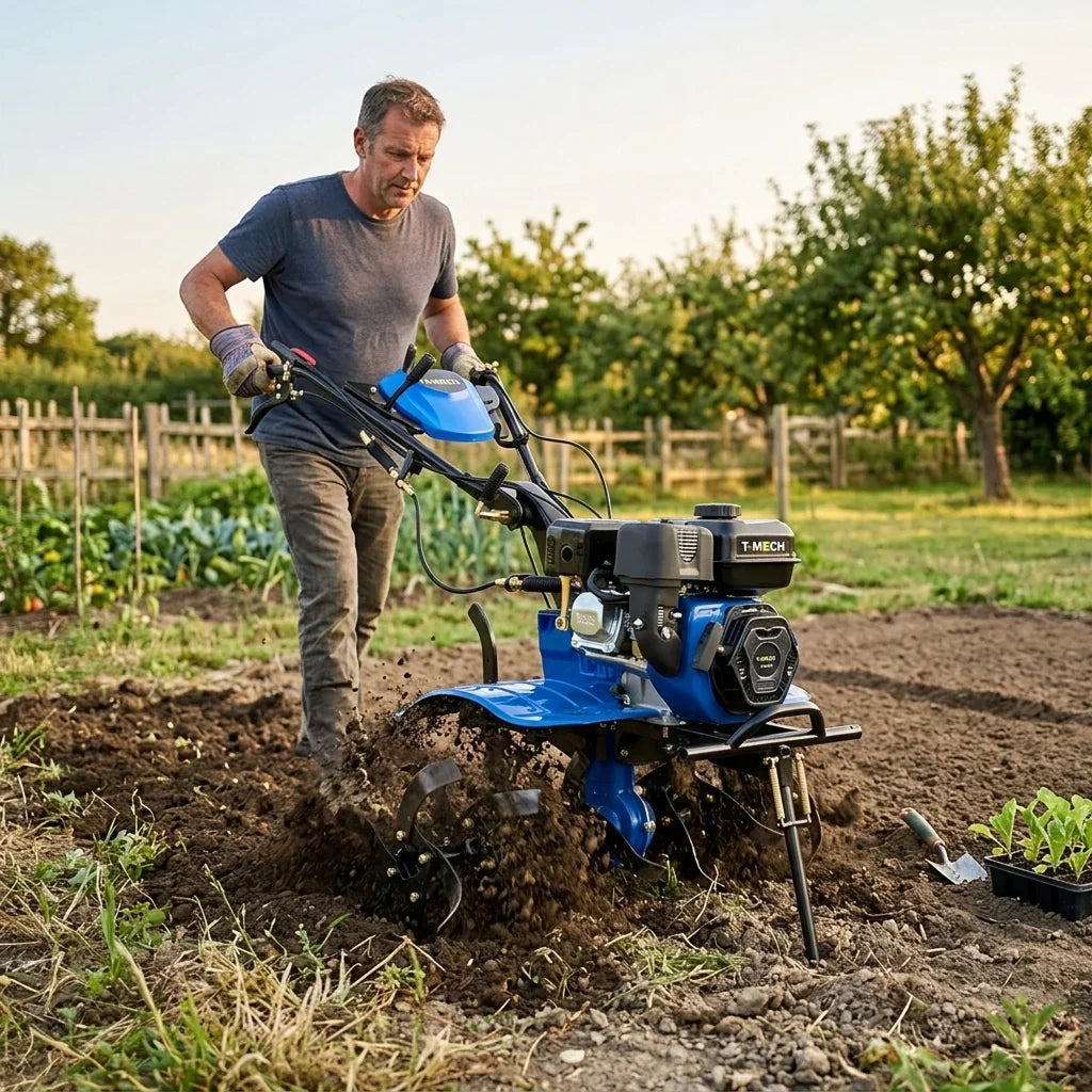 7.5hp Petrol Rotavator - Like New