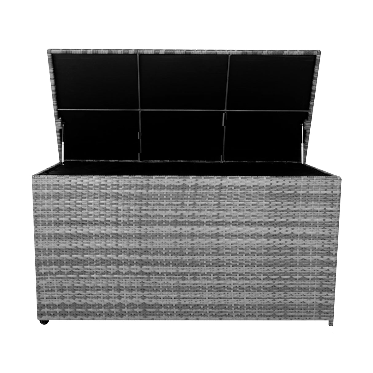 Rattan Cushion Storage Box 700L - Grey - Used - Very Good