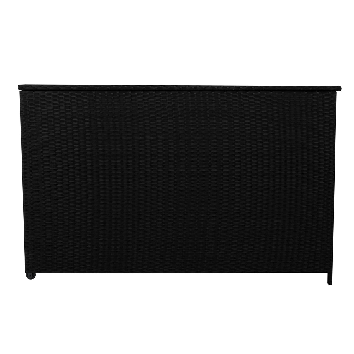 Rattan Cushion Storage Box 996L - Black - Used - Good