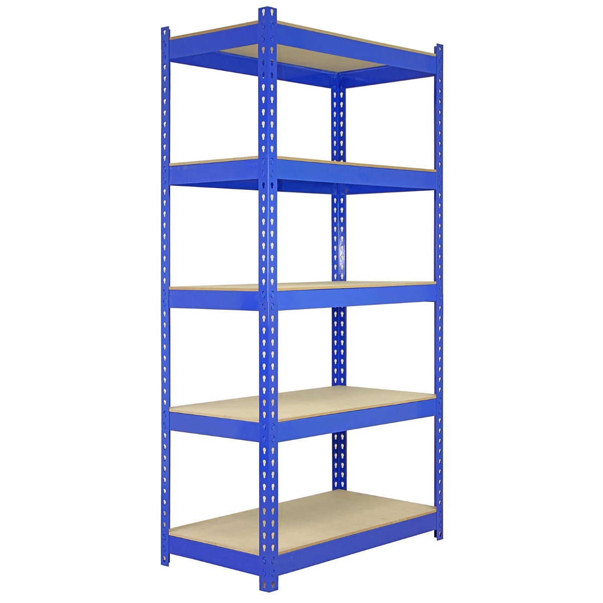 2 x T-RAX Blue Metal Racking Units 75cm x 150cm x 30cm - Used - Very Good